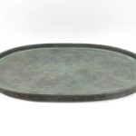 青銅製水盤　楕円型を買取り致しました。